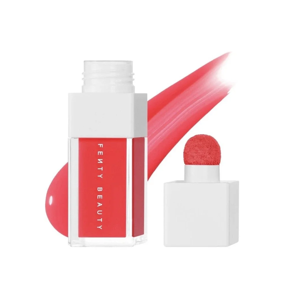 Fenty Beauty Shake 'N Play Buildable Liquid Blush Fiya Papaya 02 0.3 fl oz NIB